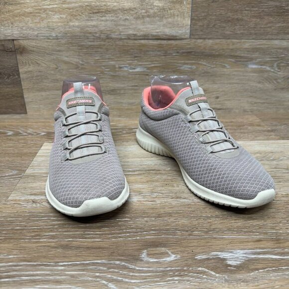 Skechers Summits Tan/Pink Bungee Lace Sneakers Women's Size 6.5 - Picture 6 of 6